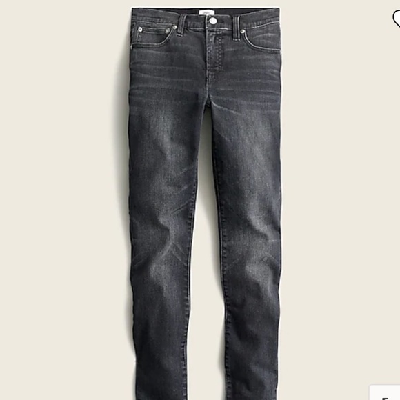 J. Crew Mid-Rise Ankle Jeans in Charcoal Gray Size 27 - Picture 4 of 9